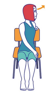 3. Twist & turn the body - 5 minutes sneaky office chair exercise workout